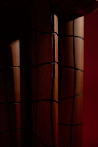 Axial Wood Side Table
