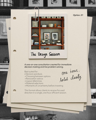 THE DESIGN SESSIONS - Service Virtual Consultations