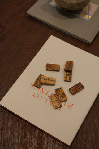 Small Olive Wood Domino Set - Jouissance Domino