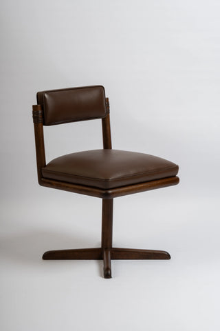 Soma Chair in Wood and Leather